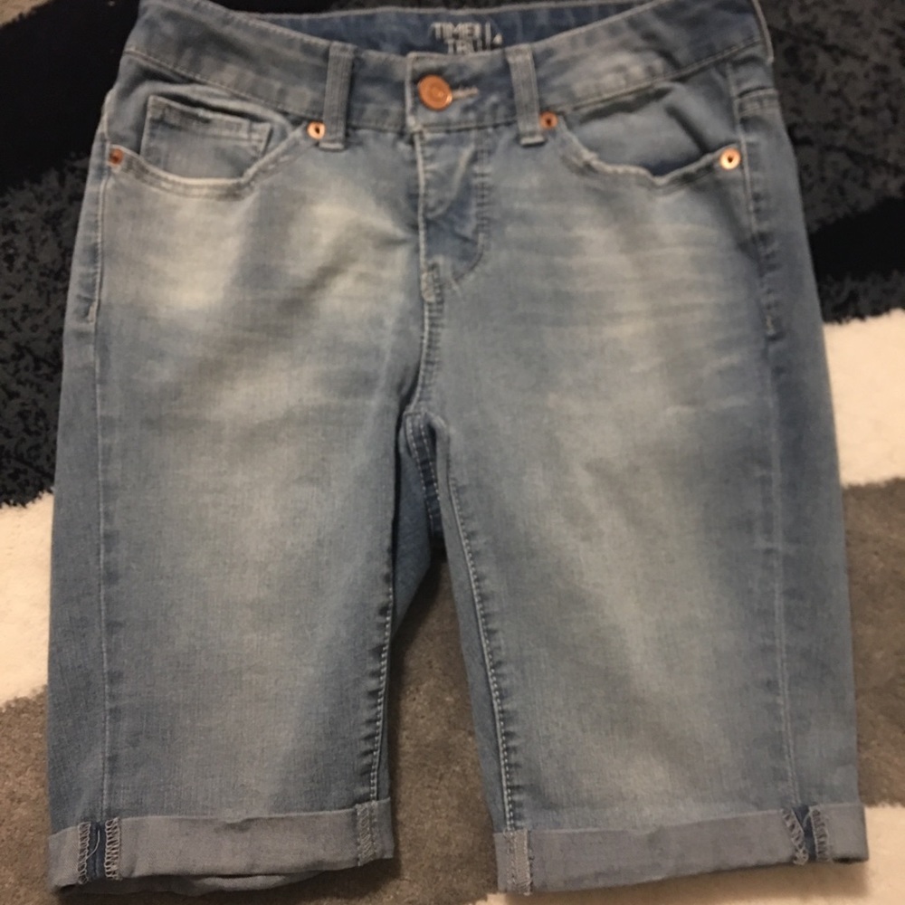 Light Blue Denim Shorts